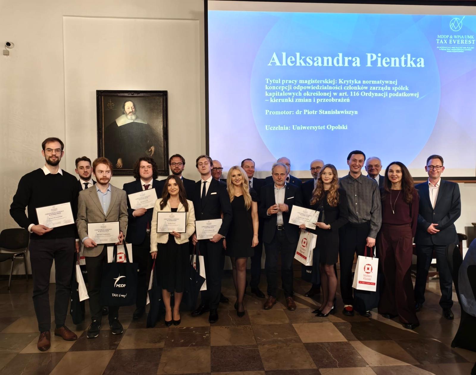 Finał VIII edycji Konkursu Tax Everest – Akademickich Mistrzostw Polski w Pisaniu Prac Magisterskich z Prawa Podatkowego