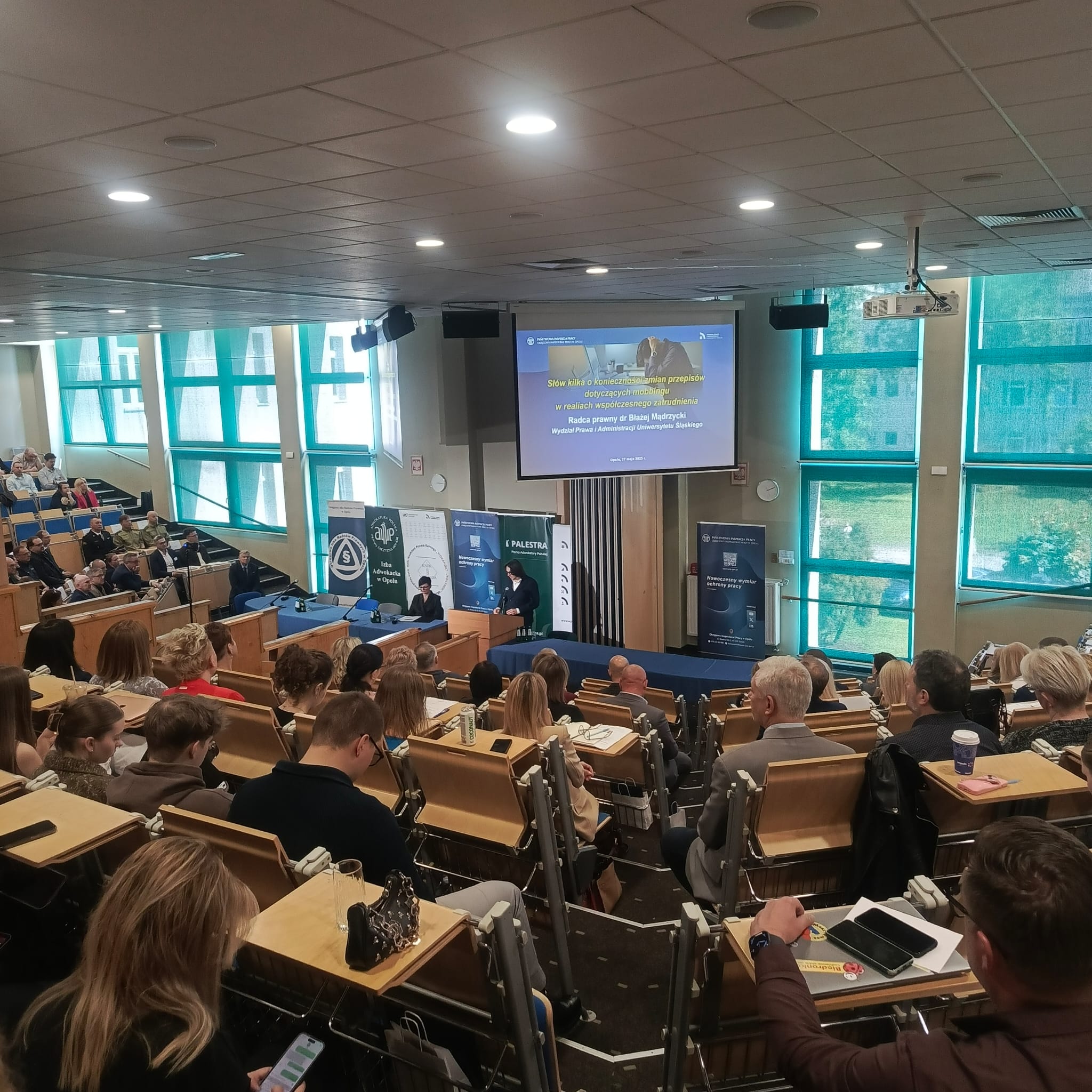 Zdjęcie z konferencja pt. Mobbing 2.0.